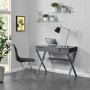GRADE A1 - Paxton Campaign Desk in Grey