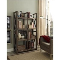 Wildwood Bookcase in Rustic Grey