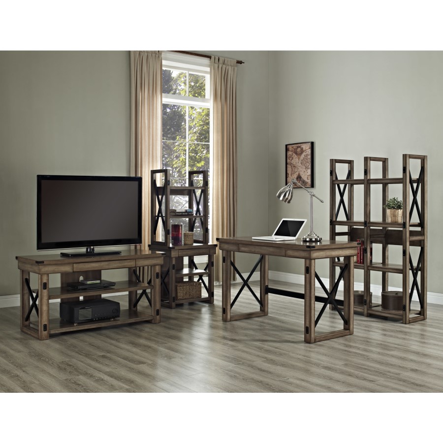 Wildwood Bookcase in Rustic Grey