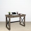 Wildwood Wood Veneer Desk in  Rustic Grey