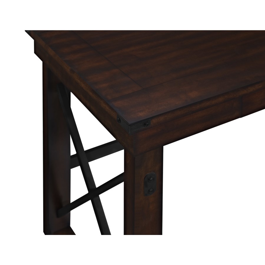 Wildwood Wood Veneer Desk in  Rustic Espresso