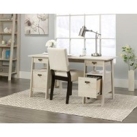 Executive Trestle Desk in Chalked Chestnut