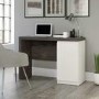 Hudson Chunky Desk in Charcoal Ash & Pearl Oak