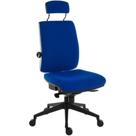Ergo Blue Fabric Office Chair