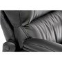 Luxe Black Faux Leather Office Chair