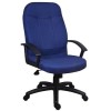 Mayfair Blue Fabric Office Chair