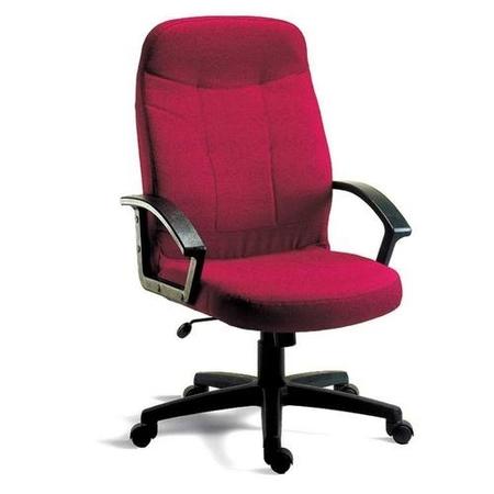 Mayfair Burgundy Fabric Office Chair