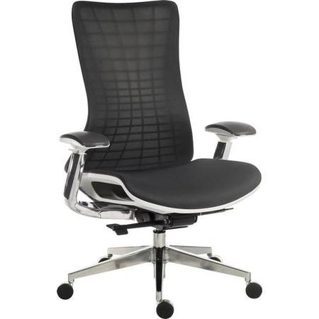 Quantum Mesh Office Chair with White Frame