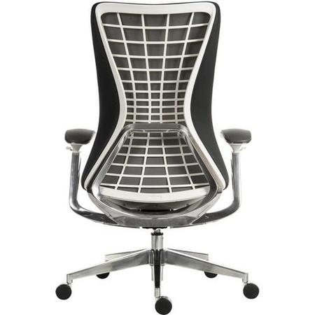 Quantum Mesh Office Chair with White Frame