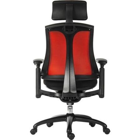 Rapport Red & Black Mesh Office Chair
