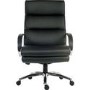 Samson Black Faux Leather Office Chair with Deep Fill Cushions