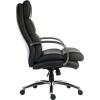 Samson Black Faux Leather Office Chair with Deep Fill Cushions