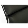 GRADE A2 - Vintage Black Faux Leather Office Chair