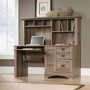Louvre Hutch Desk in Oak with Storage