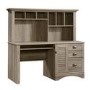 Louvre Hutch Desk in Oak with Storage