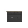 Devon Sideboard in Charcoal with 3 Doors &amp; 2 Drawers