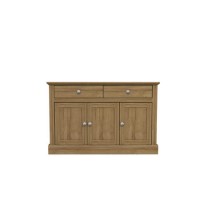 Devon Sideboard in Oak Effect with 3 Doors & 2 Drawers
