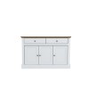 Devon Sideboard in White with 3 Doors &amp; 2 Drawers