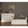 Devon Sideboard in White with 3 Doors & 2 Drawers