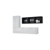 Black &amp; White High Gloss Display Cabinet - Neo