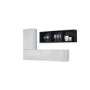 Black & White High Gloss Display Cabinet - Neo