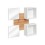 White & Wooden Hanging Sideboard - Neo