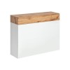 White &amp; Wooden Hanging Sideboard - Neo