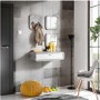 White Hanging Bookcase - Neo