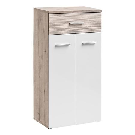 White & Oak Hall Storage Unit - Neo