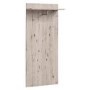 White & Oak Hall Storage Unit with Coat Hooks - Neo