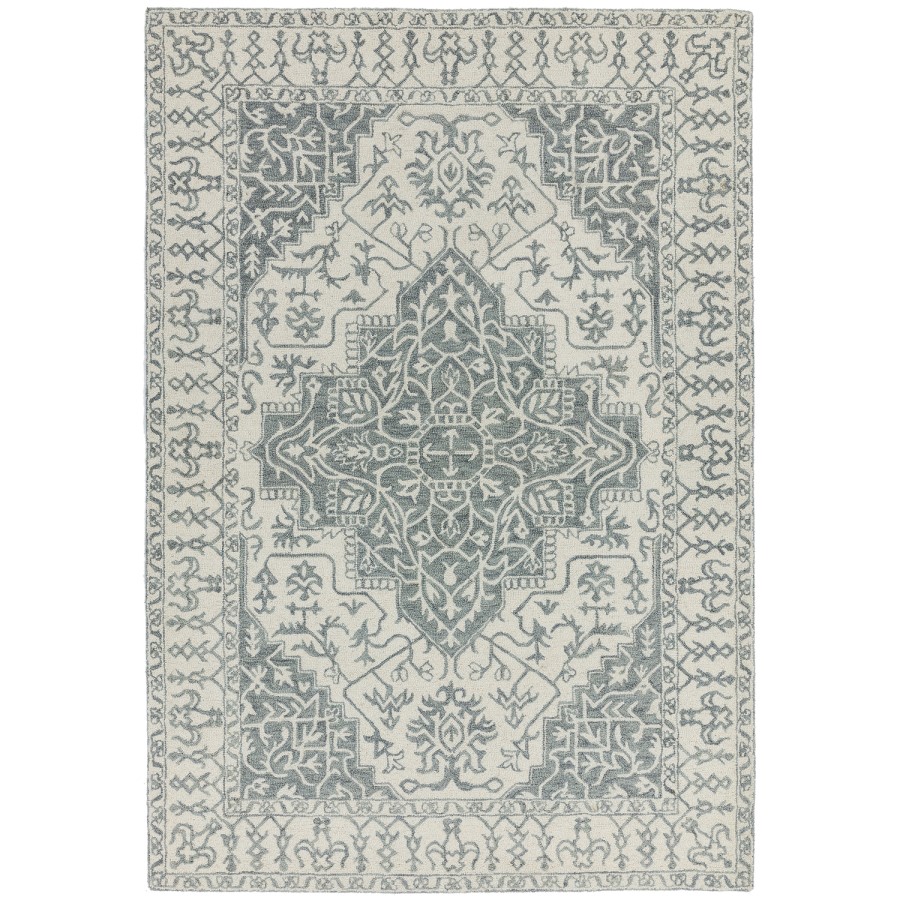 Bronte Persian Style Silver Rug 120x170cm 