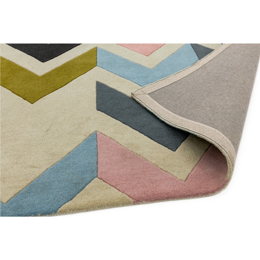 Reef Multi Coloured Chevron Rug 120x170cm