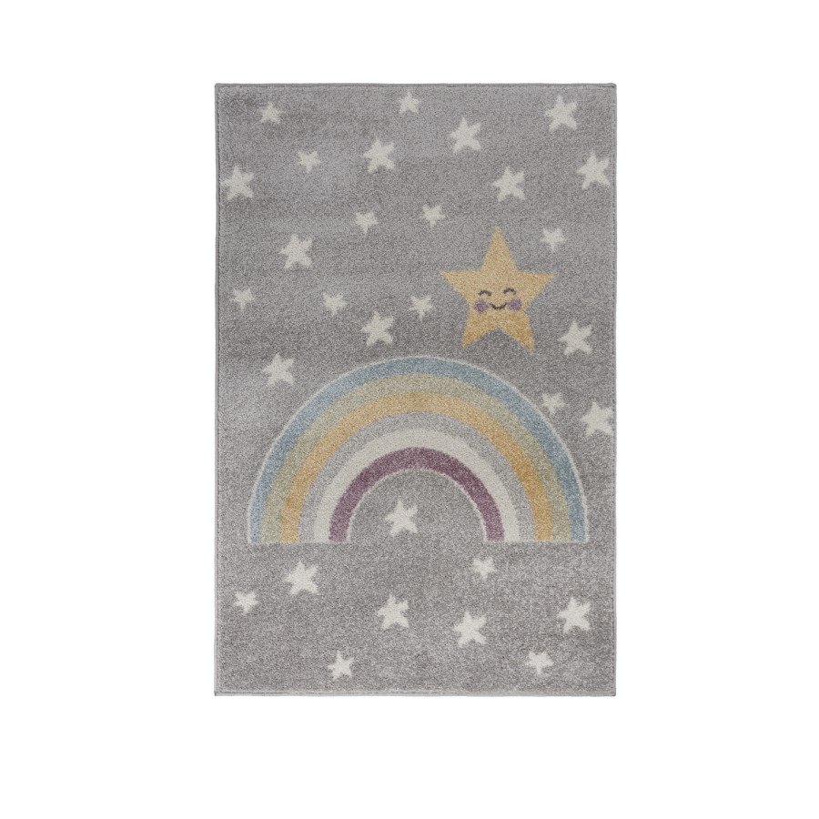 Bambino Rainbow Night Multi Coloured Rug 80x120cm - Flair