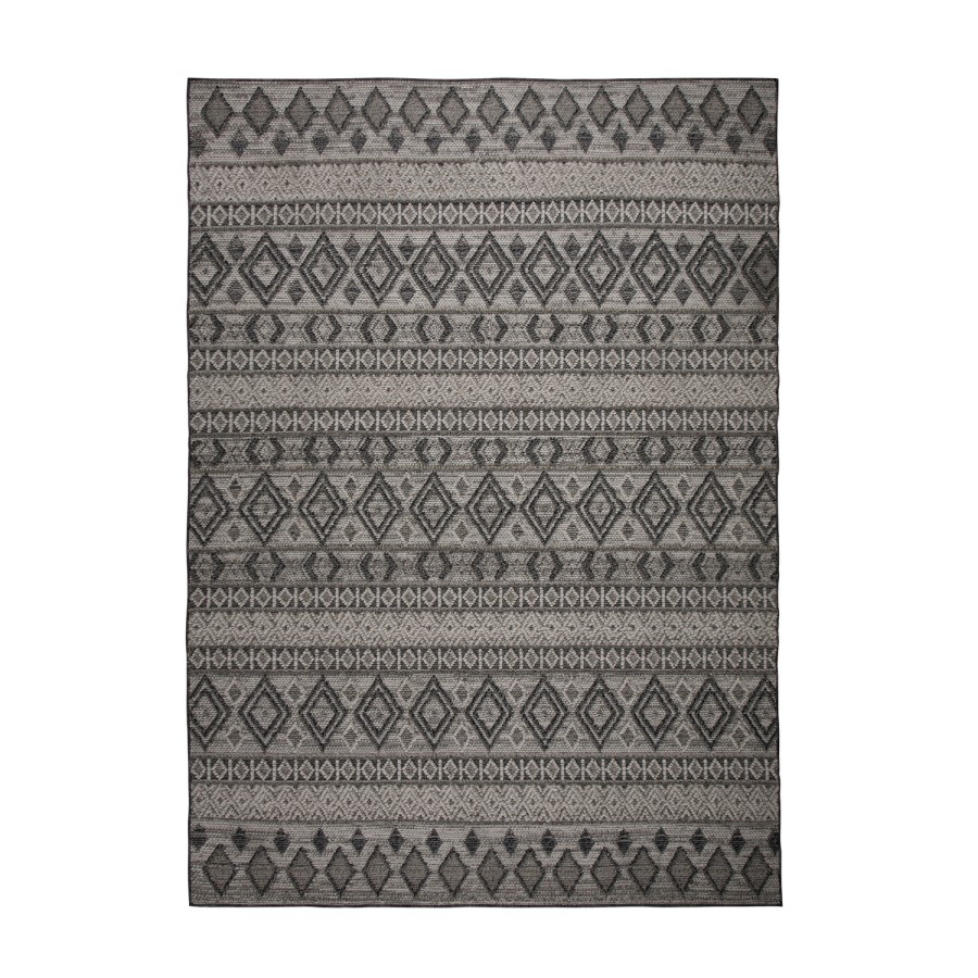 Herne Grey and Cream Rug 120x170cm - Flair