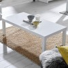 White Gloss Coffee Table - Rectangular - Puro