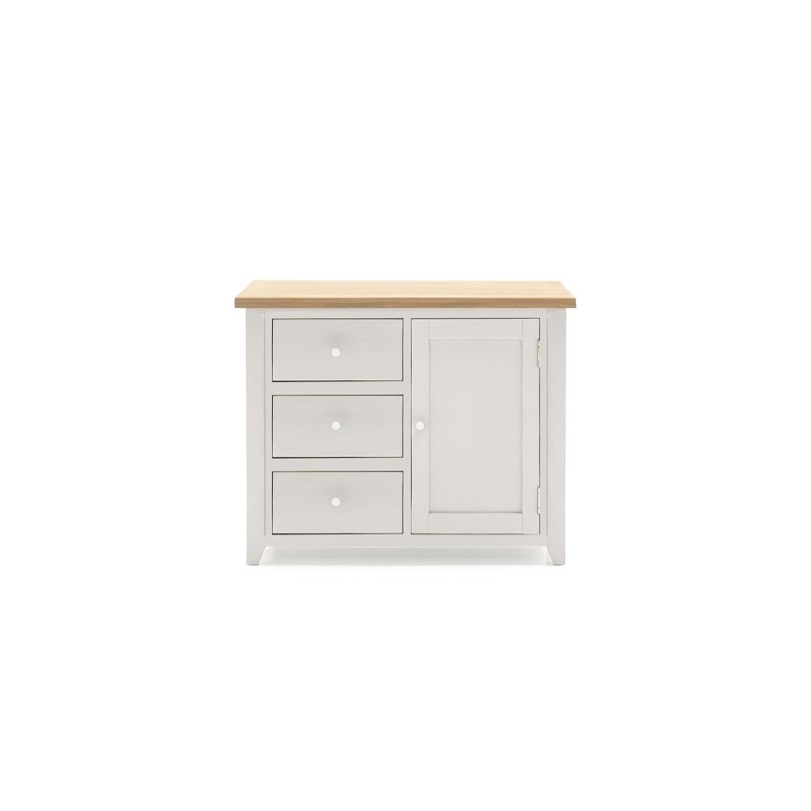 Ferndale Grey & Oak Hall Cabinet
