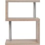 Charisma Side Table in Light Oak Effect with 3 Shelves