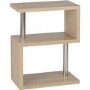Charisma Side Table in Light Oak Effect with 3 Shelves