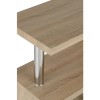 Charisma Side Table in Light Oak Effect with 3 Shelves