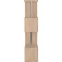 Charisma Bookcase in Light Oak Effect with 5 Shelves