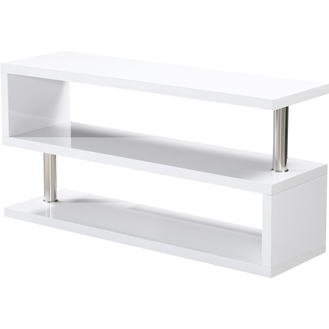 GRADE A1 - Charisma TV Stand in White Gloss