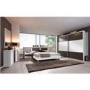 Wiemann Portland 2 Door Sliding Wardrobe in White and Havana with LED Lights - Assembly Included