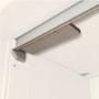 Wiemann Portland 2 Door Sliding Wardrobe in White and Havana with LED Lights - Assembly Included