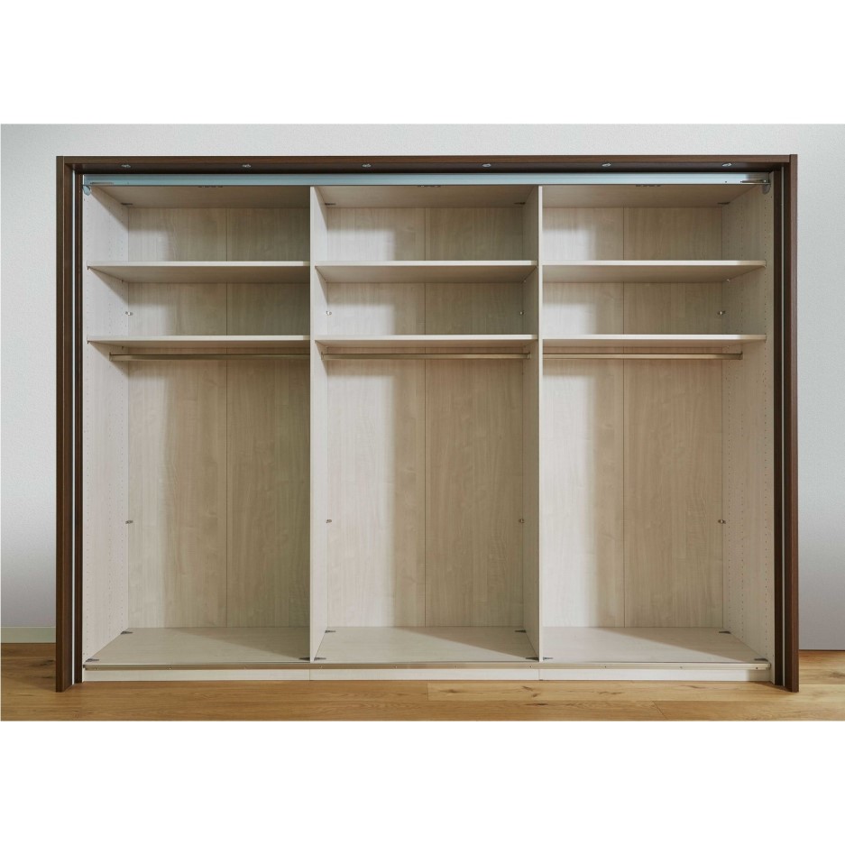 Wiemann Miami Triple Sliding Door Wardrobe in White with LED Spot