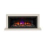 Anthracite Wall Mounted Log Effect Electric Fireplace Suite - Be Modern Elyce