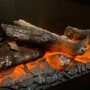 Avella Wall Inset Electric Fire Matt Black