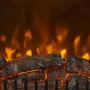 26" Adali Wall Inset Fire With Matt Black Trim                     