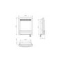 Chrome Inset Electric Fireplace - Be Modern Ember
