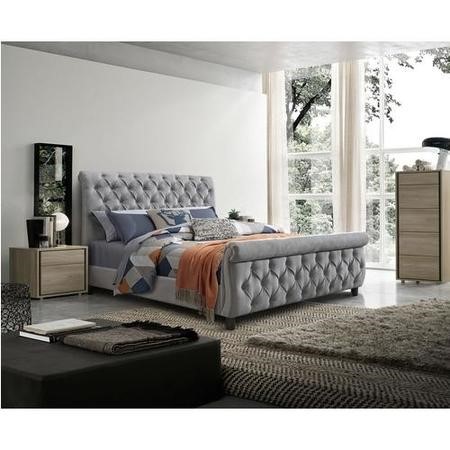 Footboard King Size Bed, King Size Bed Frame With Headboard And Footboard Dimensions