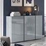 Extra Large Grey Gloss Sideboard